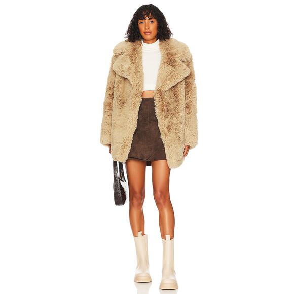 BLANKNYC Chocolate Souffl Faux Suede Leather Mini Skirt Size 27 - Picture 3 of 10